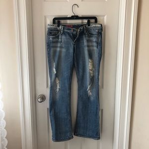 Adriano Goldschmied Bootleg Jeans (“The Merlot”)